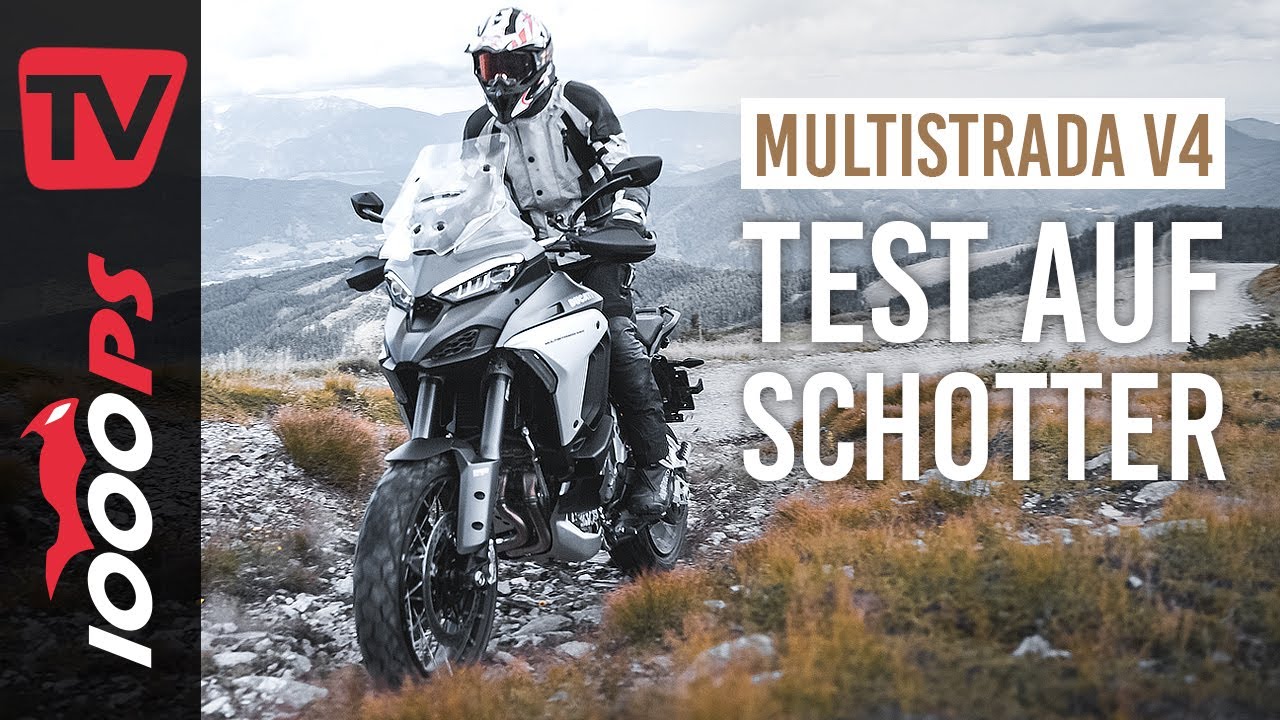 Schotter Action mit der Ducati Multistrada V4 S | Offroad Test | Speichenfelgen & Conti TKC 70 Rocks