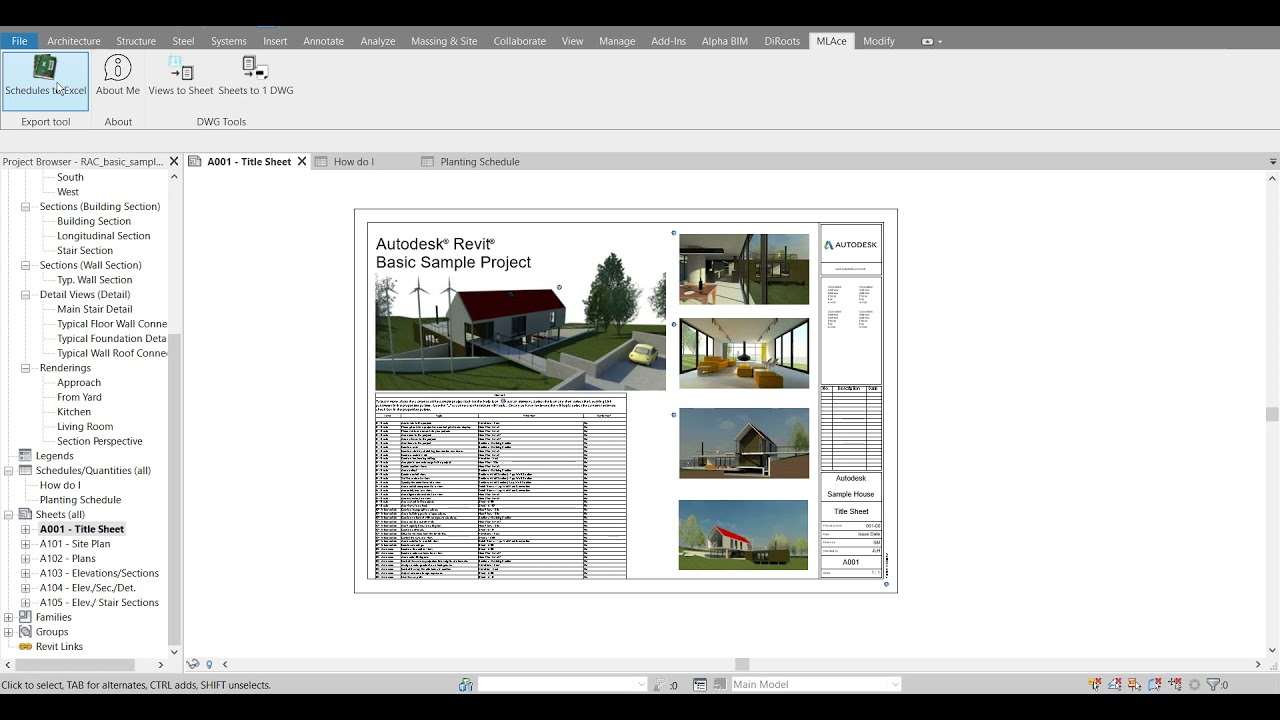Revit Add-Ons: Free Export/ Import Excel Ez