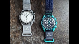 Which is better? My thoughts on OMEGA MOONSWATCH 1965 vs Polar Lights