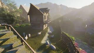 Castle 4K HQ Video Render First Part 3DSMAX Medieval