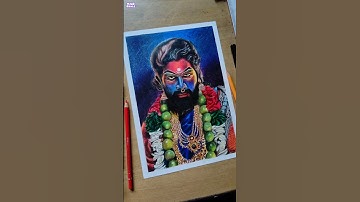 Pushpa 2 Drawing..🔥 | Allu Arjun Drawing #pushpa2 #art #trending #alluarjun #shorts