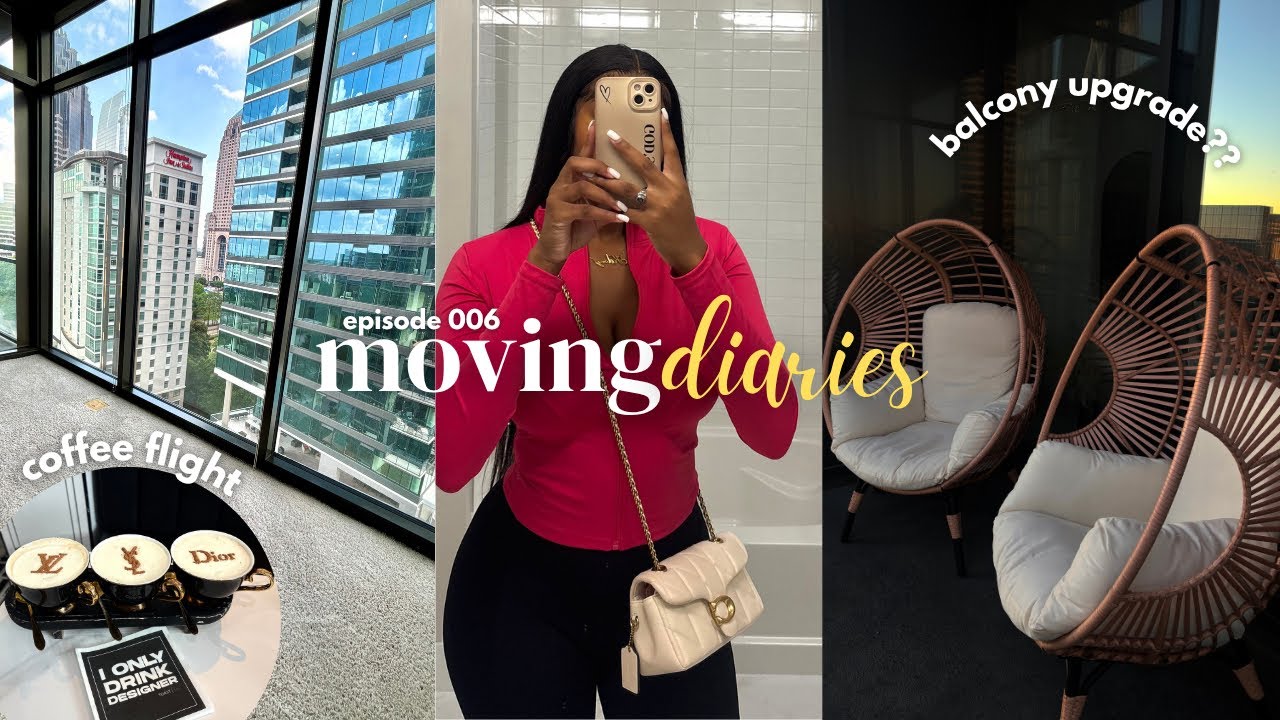 ДНЕВНИКИ ПЕРЕЕЗДА | ЭПИЗОД 7 | Жизнь в Атланте + Новые стулья на балконе + Дизайнерский антресоль...