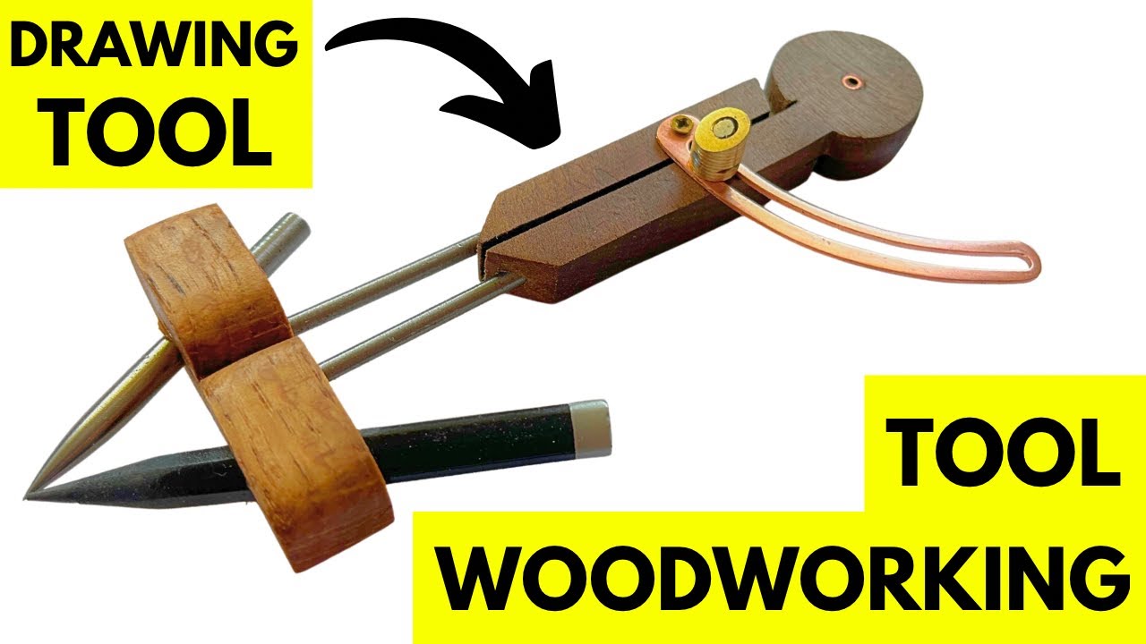 Wooden Drawing Compass Metal and Wood Fusion: Building a One-of-a-Kind Drawing Compass with ...
