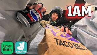 I tried the Night Shift on Uber Eats & Deliveroo | Rude Customers and Real Earnings - Rider POV