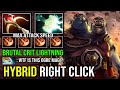 WTF 100% Hybrid Right Click Max Attack Speed Crit Lightning Hit Like a Truck Ogre Magi Dota 2