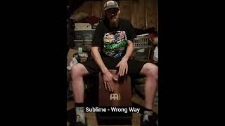 how to play sublime - wrong way (Cajón)