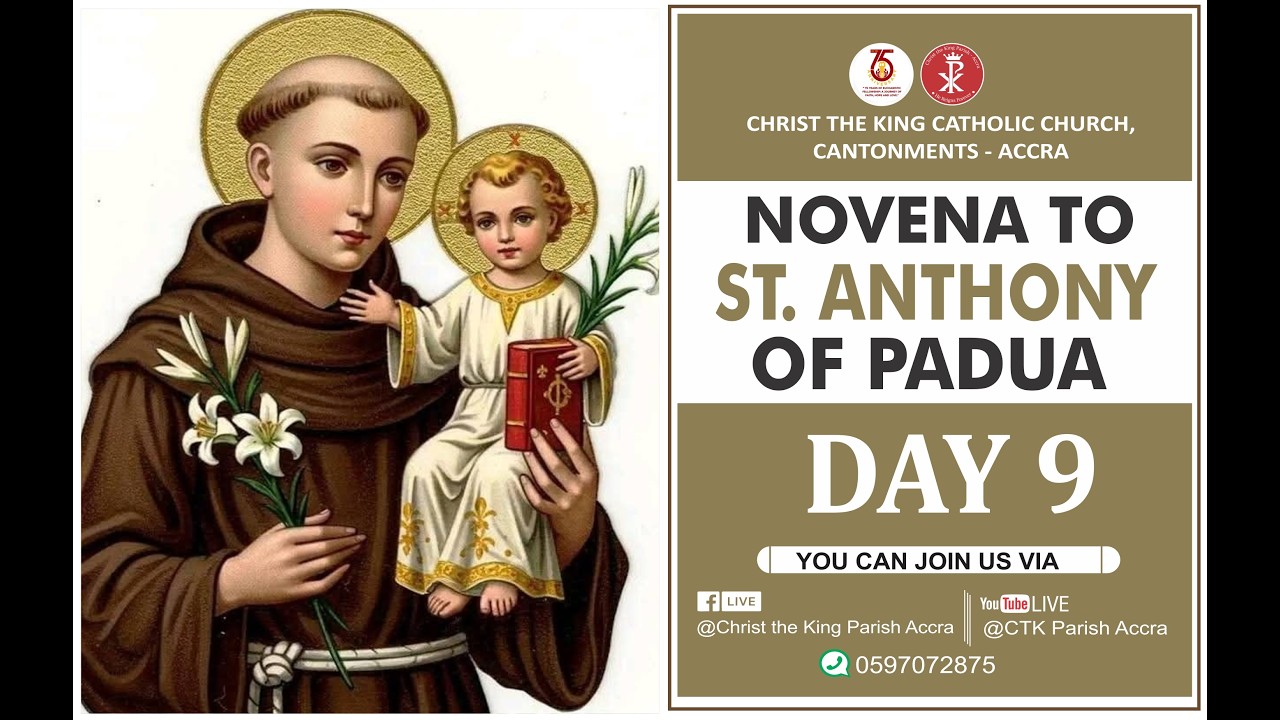 НОВЕНА СВЯТОМУ АНТОНИЮ ПАДУИЙСКОМУ - ДЕНЬ 9 (28.02.2026)