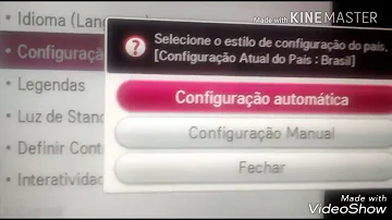 Como mudar o País na TV LG?