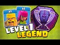 World Record for Level 1 Troops in Legend League!