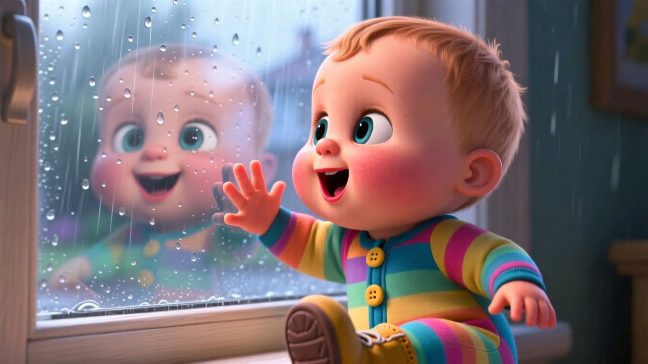 Incy Wincy Rain Walk ☔🐞 | Nursery Rhyme for Kids | Fun Learning Song