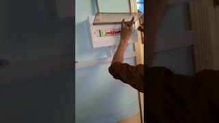 solar Hybrid Inverter installation and Dcdb connection #solar #hybridinverter #shorts