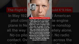 He flew 3,600 miles alone over the Atlantic. No co-pilot. No radio. Just courage.