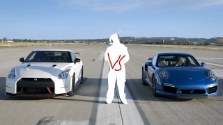 Porsche 911 turbo s vs nissan gtr nismo ...