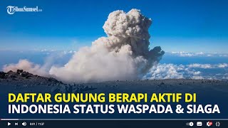 Daftar Gunung Berapi Aktif di Indonesia, 10 Berstatus Waspada dan Tiga Siaga