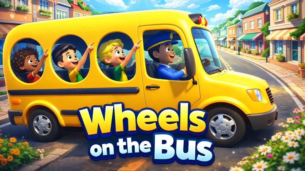 Wheels on the bus | nursery rhymes & kids song | wheels on the bus song for kids