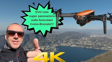 IN VOLO ALLA FUNICOLARE COMO-BRUNATE!!! CINEMATIC VIDEO CON AUTEL EVO! LAKE COMO!
