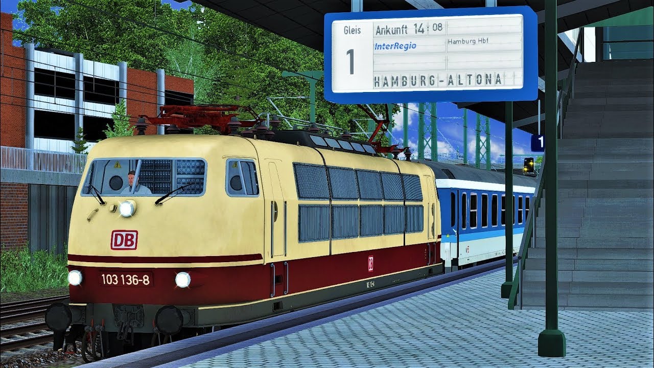 Let's Play Train Simulator 2018 Überhitzung der Lok BR 103