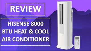 Best Smart Portable AC for All Seasons! Hisense 8000 BTU Heat &amp; Cool Air Conditioner Review