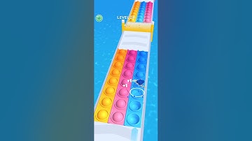 Pop it run gameplay walkthrough part All levels #shorts