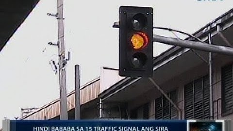 Saksi: MMDA: Hindi bababa sa 15 traffic signal ang sira kada buwan