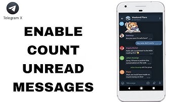 How To Enable Count Unread Messages On Telegram X App