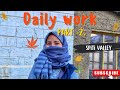 Daily work of spitian girl by tanzin richhok and yangchen dolker