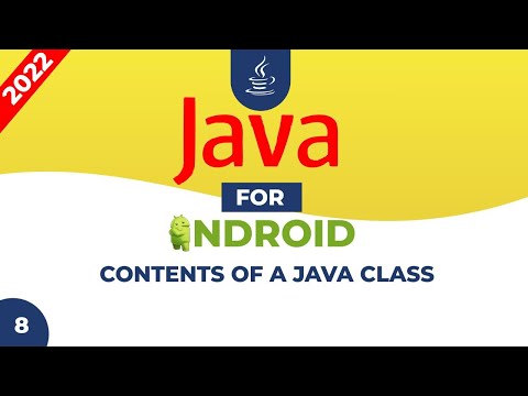 Core Java for Android Development   Contents of a Class   8