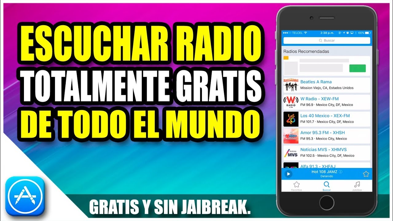 Escuchar radio FM y AM gratis desde el iPhone | Simple Radio FM & AM en Vivo  - YouTube