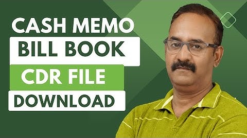 Premium Bill Book l Cash Memo Designs CDR File FREE Download!