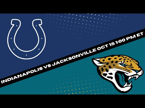 Jacksonville Jaguars vs. Indianapolis Colts