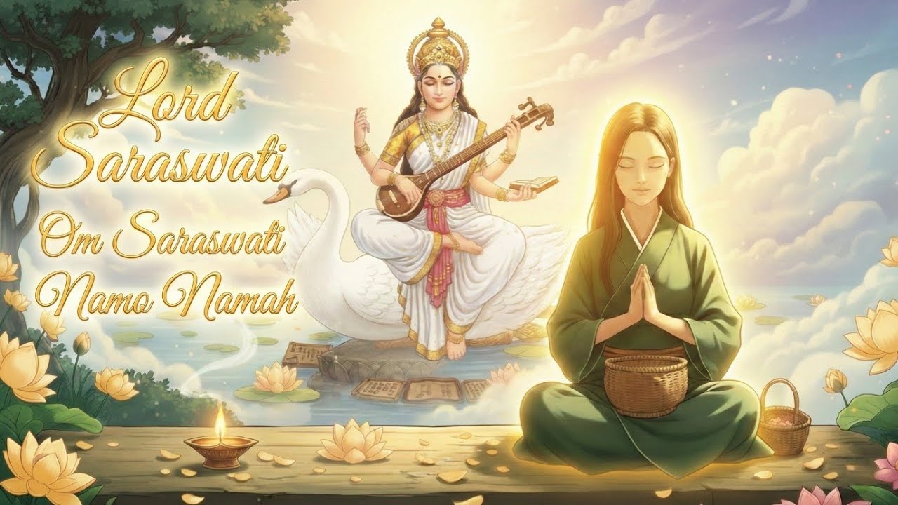Saraswati Mantra | Om Saraswati Namo Namah | Wisdom, Learning & Clarity