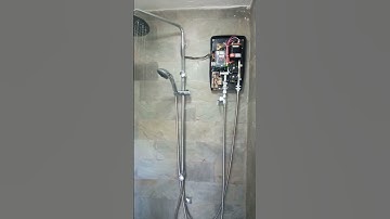 Installation of an Alpha rain shower