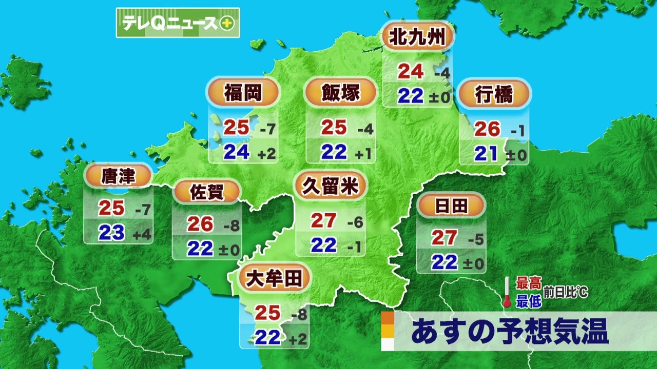 福岡県の天気予報【2026年5月21日以降】