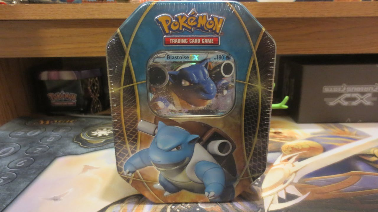 BEST Pokemon Cards Ever! - Blastoise EX Power Trio Tin - YouTube