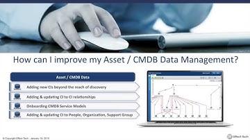 Effective Transport for ITSM Asset / CMDB Data Management - product demo