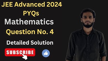 JEE Advanced 2024 PYQs || Paper 1 || Question 4 || Ellipse