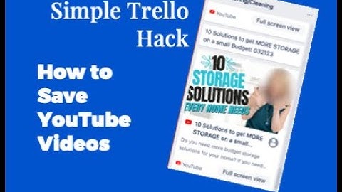 Trello For Project Management☀️How to Use Trello to Save YouTube Videos