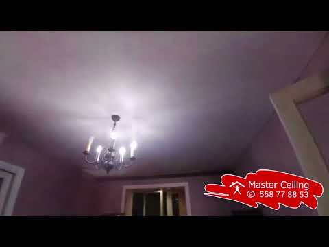 ეკონომიური ვარიანტი: ხაოიანი გასაჭიმი  ჭერები ბინაში. თბილისი,  Master ceiling