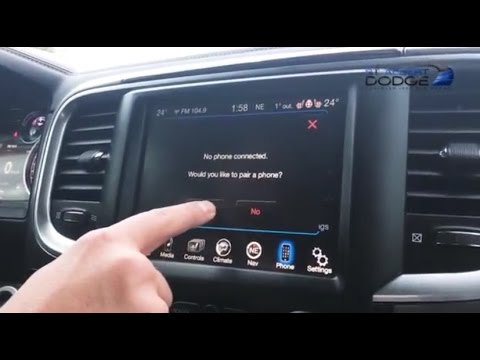 How to Pair Your Phone to Bluetooth On A Dodge | UConnect Technology ...