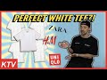 BEST MENS WHITE TEE?! (H&M vs ZARA vs UNIQLO) MEN STREETWEAR