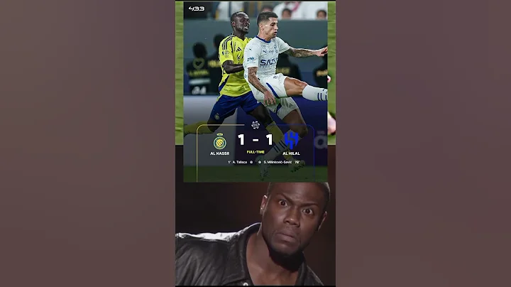 Ronaldo and Al Nassr share the points with Al Hilal