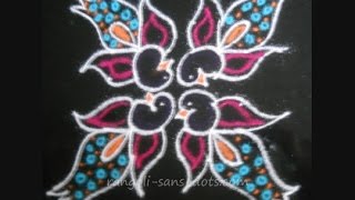 6 by 6 dots rangoli | 6-6 dots kolam | Sudha Balaji muggulu videos 6 by 6 dots rangoli | 6-6 dots kolam | Sudha Balaji muggulu videos