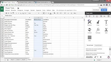 Power Tools voor Google Sheets