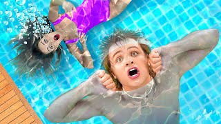 CRAZY WATERPARK ADVENTURE || Cool and Funny Situation in Aquapark by 123 GO! Genius screenshot 3