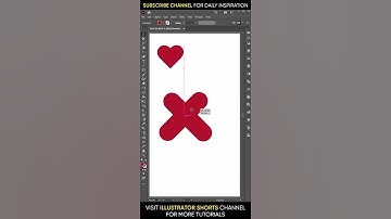 3 Easy Ways to Make a Heart Shape In Adobe Illustrator #shorts