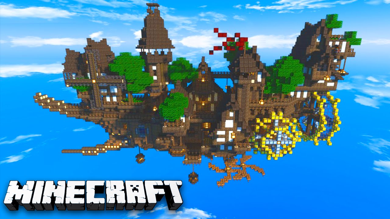 Minecraft: BIOSHOCK FLOATING CITY PVP! - w/Preston ...