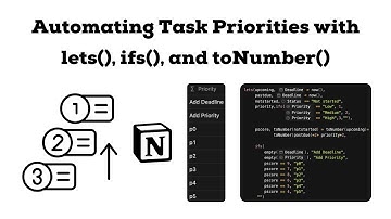 Notion Formulas 2.0: Automating Task Priorities with Lets(), Ifs(), and toNumber()