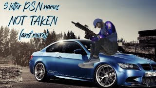 Celebrity 35+ 5 letter 💥 PSN names ( not taken ) and more 💥 Profile