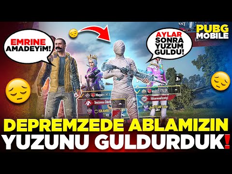 DEPREMZEDE ABLAMIZIN AYLAR SONRA YÜZÜNÜ GÜLDÜRDÜK 😍 | PUBG MOBILE