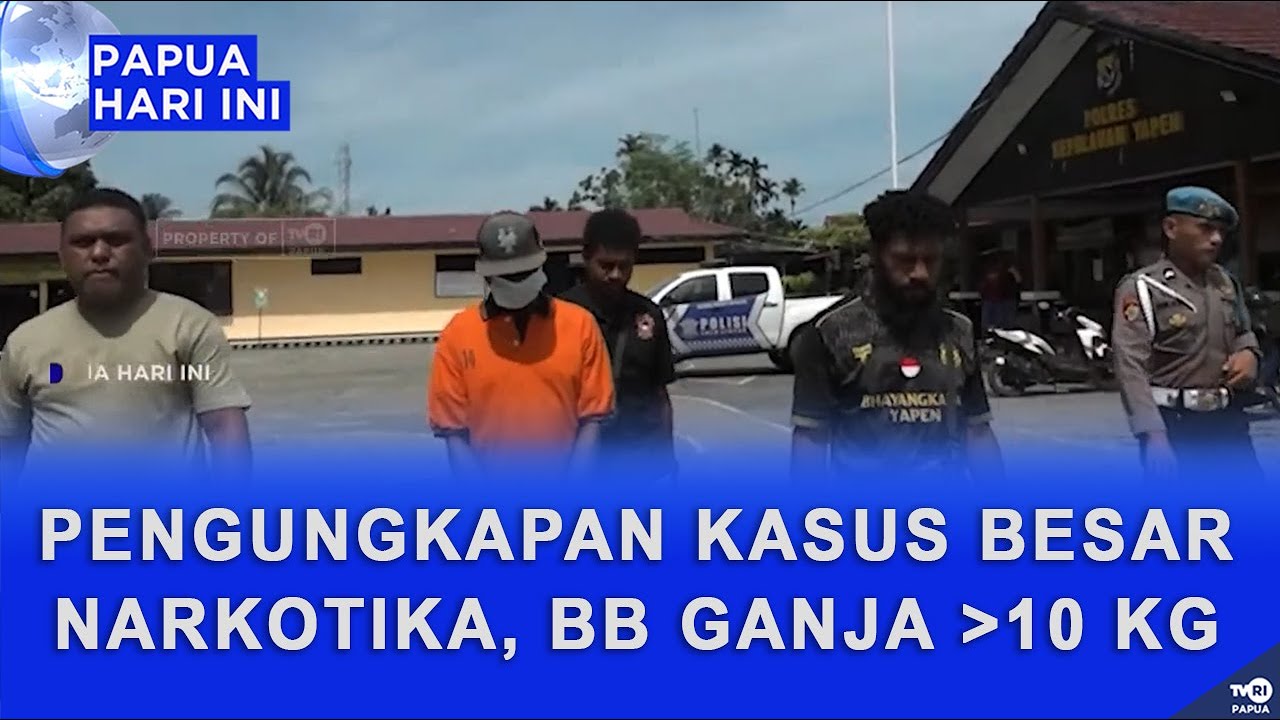 PENGUNGKAPAN KASUS BESAR NARKOTIKA, BB GANJA LEBIH DARI 10 KG